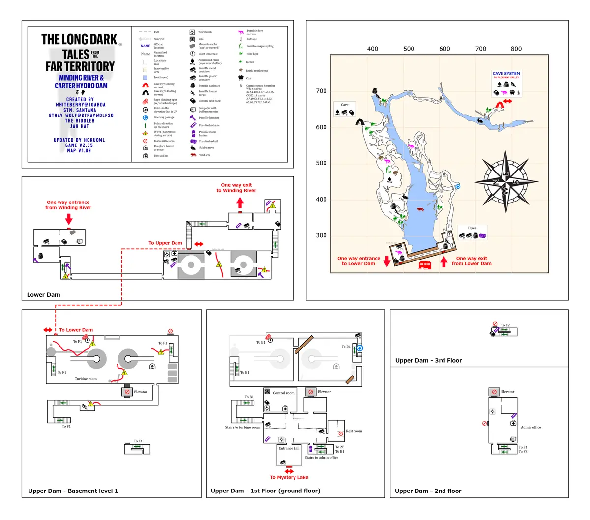 Detailed community region map for The Long Dark